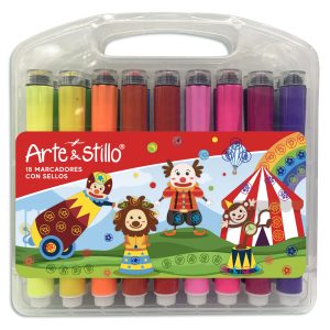 Marcador con sellos Arte & Stillo® x18