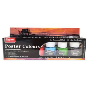 Pintura para carteles x6 - 22ml - 22x6x3.5cm