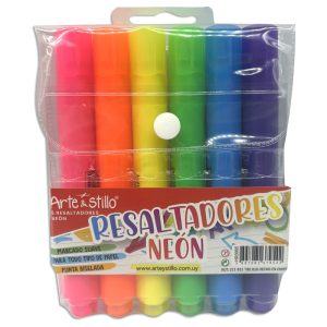 Resaltador neon Arte & Stillo® x6 - 12.5x14.5cm