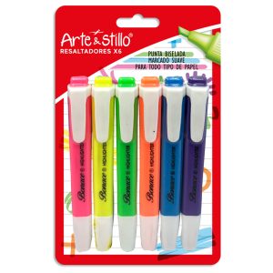 Resaltador neon Arte & Stillo® x6 - 12.1x19cm
