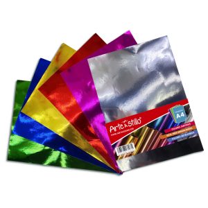 Papel metalizado Arte & Stillo® x10 - A4