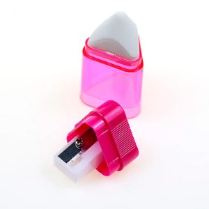 Alternative view of Sacapuntas y goma Arte & Stillo® 2 en 1 x2 - verde, azul, rosado, violeta - 8.5x13.7cm