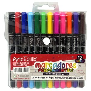 Marcador permanente Arte & Stillo® x12 - 15x14.5cm