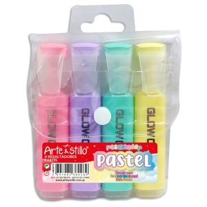 Resaltador pastel Arte & Stillo® x4 - 12x10.5cm