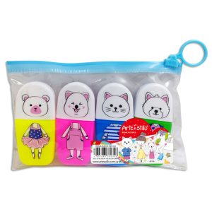 Resaltador neon mini Arte & Stillo® x4 - 9.5x14.3cm