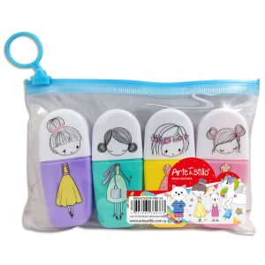 Resaltador pastel mini Arte & Stillo® x4 - 9.5x14.3cm