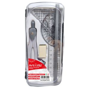 Juego de geometría Arte & Stillo® 8pzas. - 8.5x18x2cm