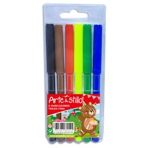 Marcador fino Arte & Stillo® x6 - 16x7cm
