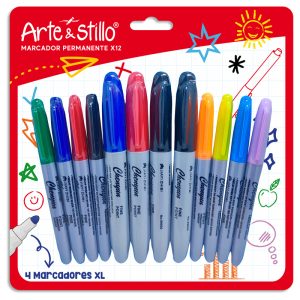 Marcador permanente Arte & Stillo® x12 - 21.5x21.5cm