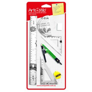 Juego de geometría Arte & Stillo® 8pzas. - 16.8x37.5cm