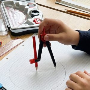 Alternative view of Juego de geometría Arte & Stillo® 7pzas. - rojo, azul - 11.5x21cm