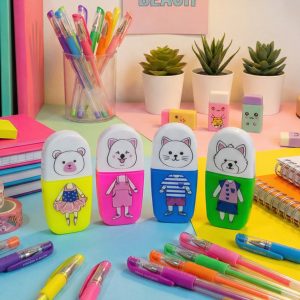 Alternative view of Resaltador neon mini Arte & Stillo® x4 - 9.5x14.3cm